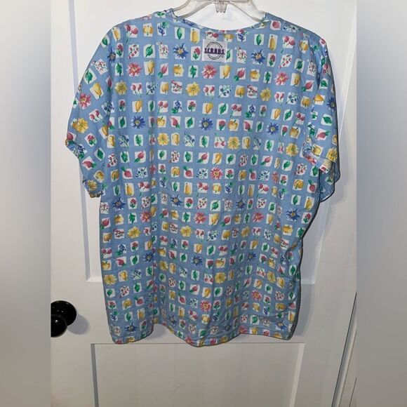 SCRUB BRAND WOMENS SCRUB TOP NURSE - Picture 4 of 5
